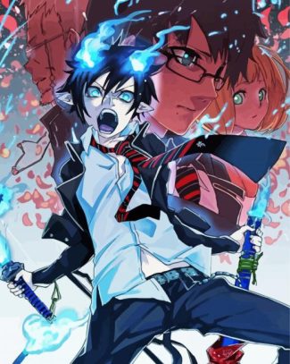 Blue Exorcist Characters Diamond Painting