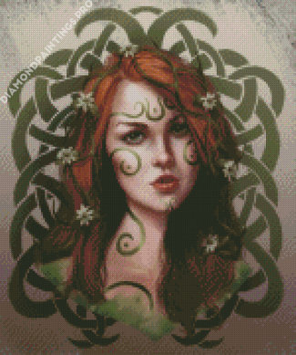 Celtic Knot Girl Diamond Painting