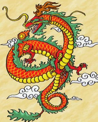 Chinese Dragon Diamond Painting