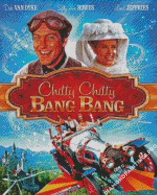 Chitty Chitty Bang Bang Poster Diamond Painting
