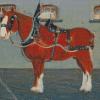 Clydesdale Horse Diamond Painting