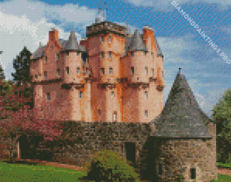 Craigievar Castle Aberdeen Diamond Painting