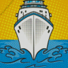 Cruise Liner Pop Art Diamond Painting