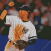 Derek Jeter Baseball Player Diamond Painting