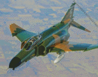 F4 Phantom Jet Diamond Painting