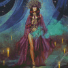 Fantasy Moon Goddess Diamond Painting