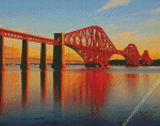 Forth Railway Bridge Diamond Painting