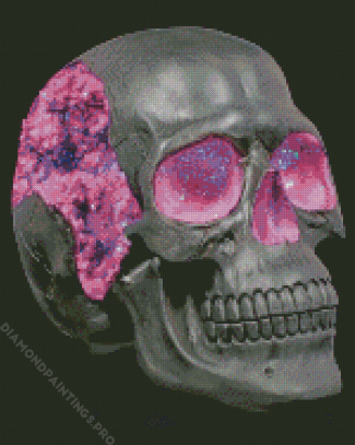 Geode Skull Diamond Painting