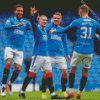 Glasgow Rangers Football Players Diamond Painting