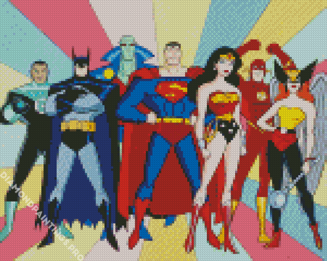 Justice League Art Diamond Painting