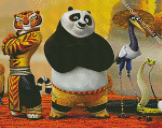 Kung Fu Panda Art Diamond Painting