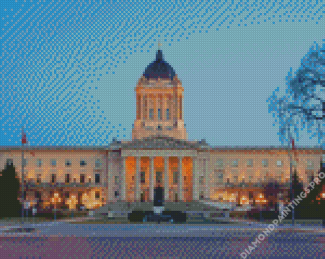 Manitoba Legislative Building Winnipeg Diamond Painting