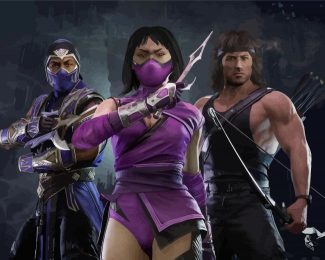 Mortal Kombat 11 Game Characters Diamond Painting
