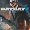 Payday 2 Video Game Poster Diamond Painting