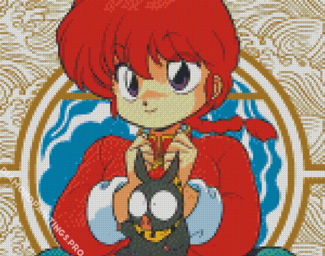 Ranma Anime Character Diamond Painting