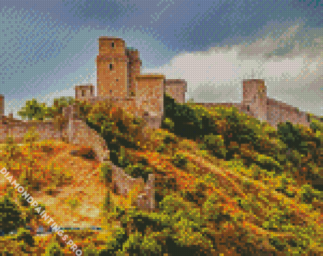 Rocca Maggiore Assisi Diamond Painting