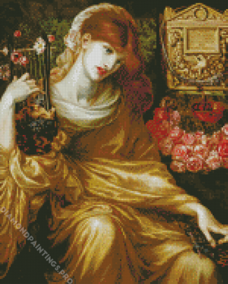 Roman Widow Rossetti Diamond Painting