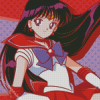 Sailor Mars Anime Diamond Painting