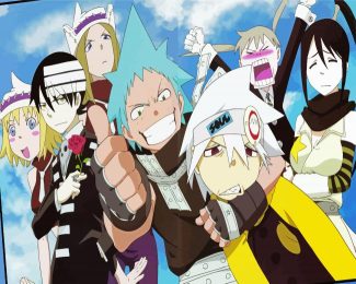 Soul Eater Anime Characters Diamond Painting