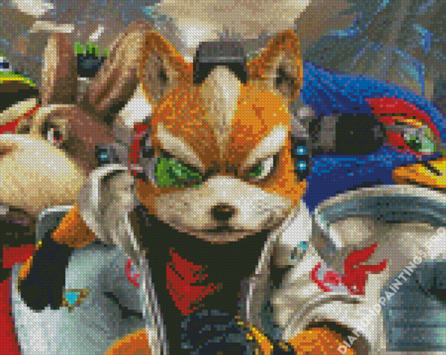 Star Fox Game Diamond Painting