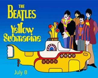 The Beatles Yellow Submarine Diamond Painting