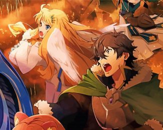The Rising Of The Shield Hero Anime Characters Diamond Painting