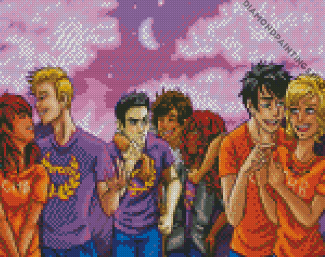 The Seven Percy Jackson Diamond Painting