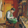 The Shoemaker Ferdinand Hodler Diamond Painting