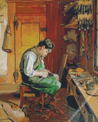 The Shoemaker Ferdinand Hodler Diamond Painting