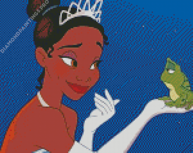 Tiana And The Frog Diamond Painting