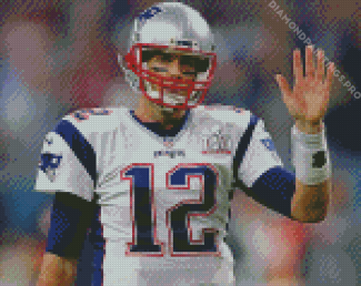 Tom Brady Patriots Player Diamond Painting