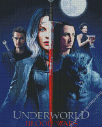 Underworld Film Serie Poster Diamond Painting