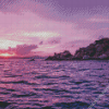 Virgin Island Sunset Seascape Diamond Painting