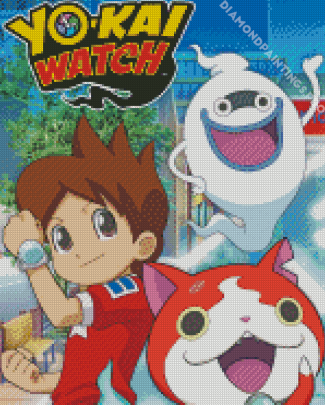 Yo Kai Watch Game Poster Diamond Painting