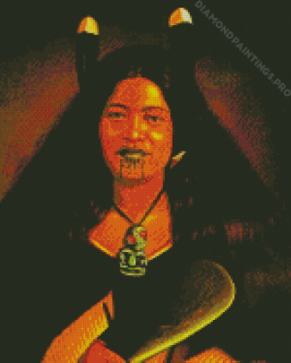Aesthetic Maori Tiki Diamond Painting