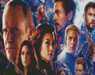 Agents Of Shield Characters Diamond Painting