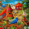 Bird House Gardens Ciro Marchetti Diamond Painting