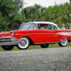 Classic Red And White 57 Chevy Diamond Painting