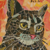 Collage Mosaic Cat Diamond Painting