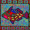 Colorful Clown Triggerfish Diamond Painting