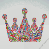 Colorful Crown Diamond Painting
