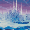 Fantasy Ice Castle Diamond Painting
