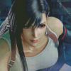 Final Fantasy Tifa Lockhart Diamond Painting