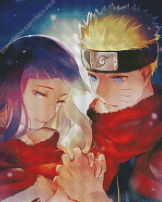 Romantic Naruto X Hinata Diamond Painting
