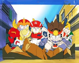 Shippu Iron Leaguer Anime Diamond Painting