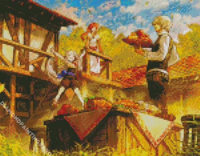 Spice And Wolf Art Diamond Painting