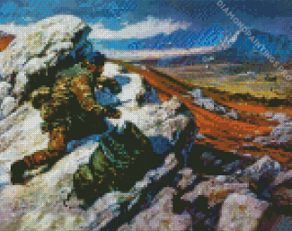 The Falklands War Art Diamond Painting