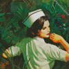 Vintage Nurse Diamond Painting