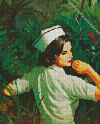 Vintage Nurse Diamond Painting