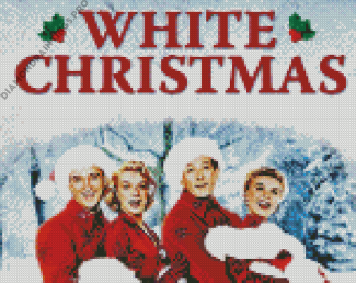 White Christmas Movie Poster Diamond Painting